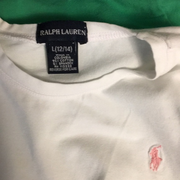 Girls Ralph Lauren Long Sleeve T Shirts L 12/14 - Picture 7 of 7
